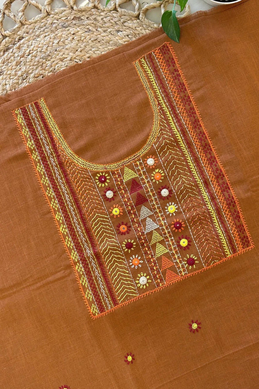 Terracotta Banjara Cotton Lambani Kurta