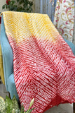 Saffron Sunrise Shibori Kurta