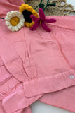 Coral Chikankari Coord Set