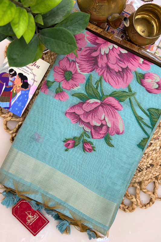 Harit Anaya Jamdani Saree