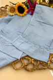 Mist Blue Chikankari Coord Set