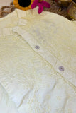 Butter Cream Chikankari Coord Set