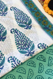 Mint Breeze Hand Block Print Suit