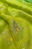 Aarna Green Chiffon Saree