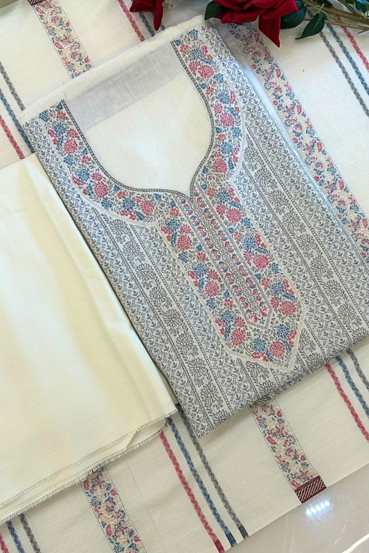 White Garden Woollen Suit