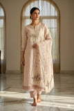 Amaira Dusty Peach Jamdani Chanderi Suit