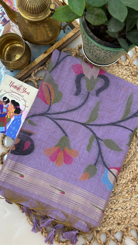 Saanjh Jamdani Saree