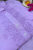 Lilac Chikankari Coord Set