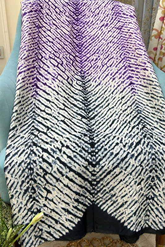 Orchid Twilight Shibori Kurta