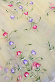 Basant Vine  Hand Painted Pure Cotton Kota Doria Saree