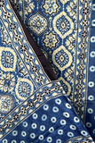 Blue Almond Buta Ajrakh Suit
