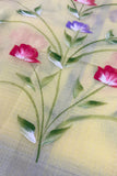 Basant Vine  Hand Painted Pure Cotton Kota Doria Saree