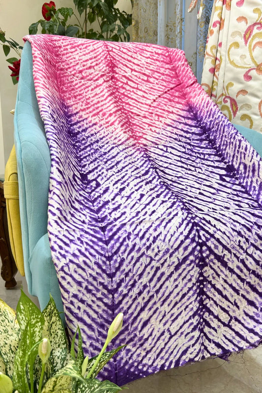 Magenta Iris Shibori Kurta