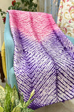 Magenta Iris Shibori Kurta