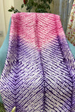 Magenta Iris Shibori Kurta