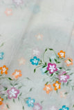 White Hand Painted Pure Cotton Kota Doria Saree