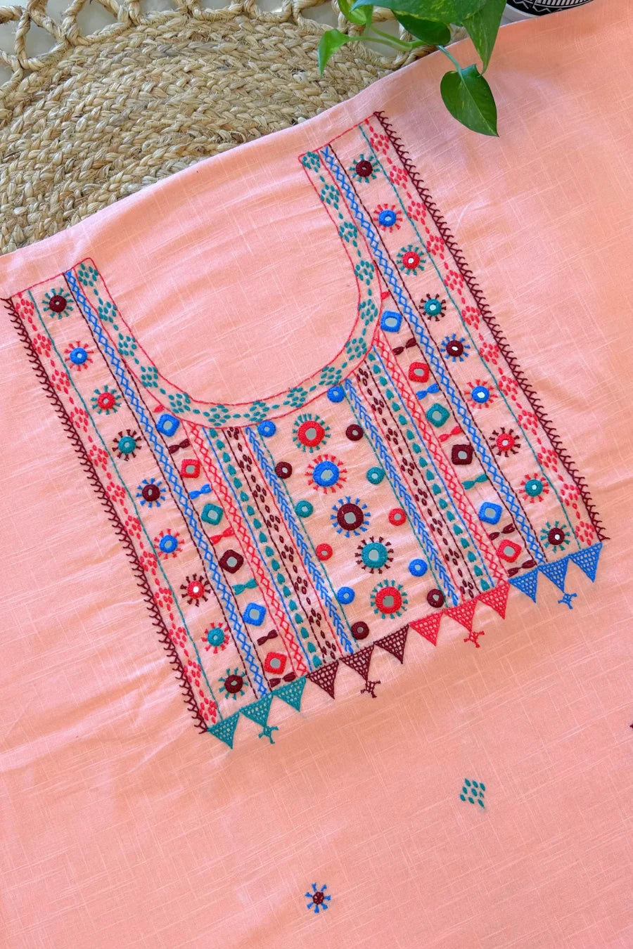 Kesari Banjara Cotton Lambani Kurta