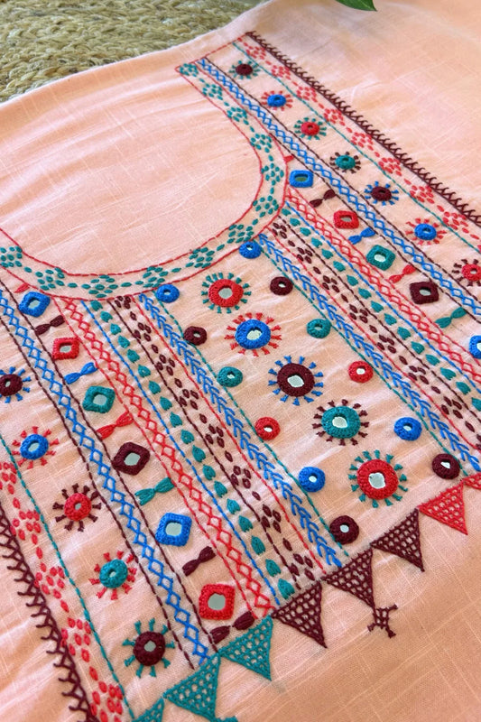 Kesari Banjara Cotton Lambani Kurta