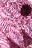 Plum Arashi Shibori Pure Organza Saree