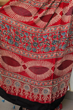 Scarlet Bloom Ajrakh Modal Saree