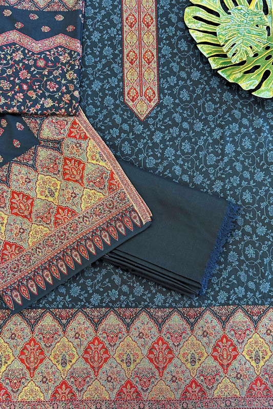 Zar-e-Neel Woollen Suit