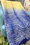 Indigo Meadow Shibori Kurta