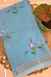 Neerja Bloom Hand Painted Pure Cotton Kota Doria Saree