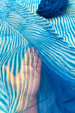 Mizu Wave Arashi Shibori Pure Organza Saree