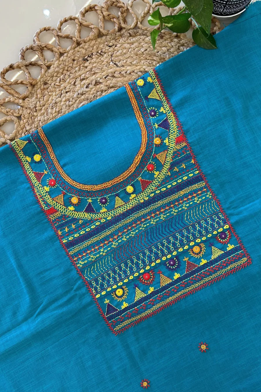Firdaus Banjara Cotton Lambani Kurta