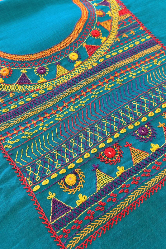 Firdaus Banjara Cotton Lambani Kurta