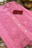 Rose Petal Chikankari Coord Set