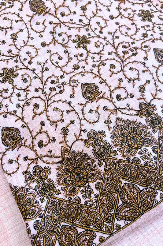 Kashmiri Pink Woollen Suit