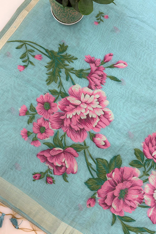 Harit Anaya Jamdani Saree