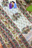Aura Floral Pure Chiffon Saree
