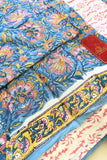 Ocean Blossom Hand Block Print Suit.