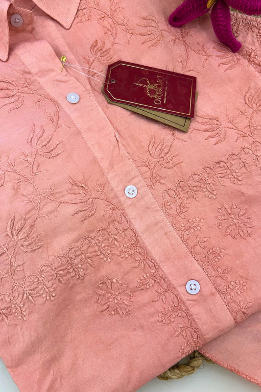 Rosewood Chikankari Coord Set