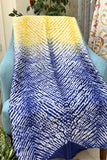 Indigo Meadow Shibori Kurta