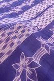 Amethyst Haze Shibori Mul Cotton Saree