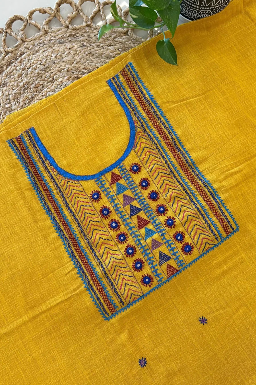 Peelo Banjara Cotton Lambani Kurta
