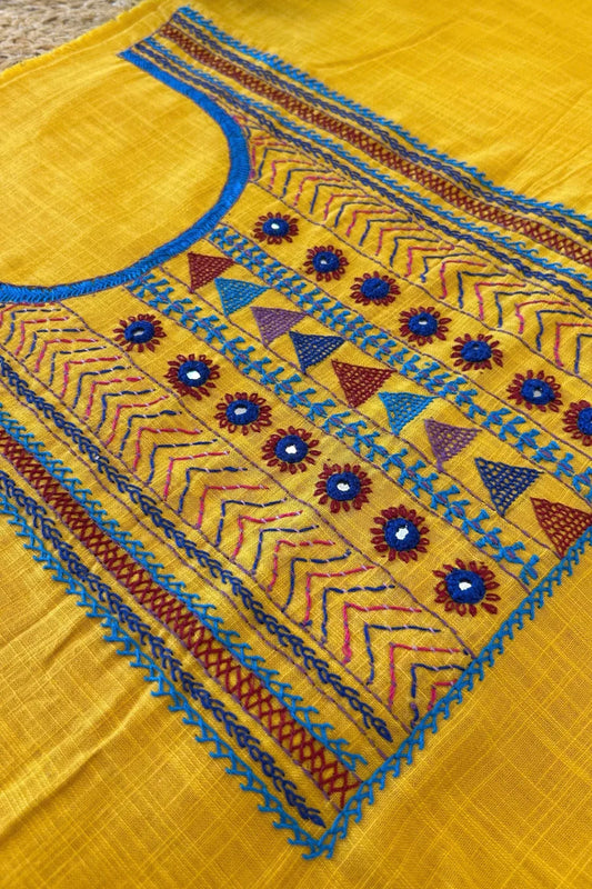 Peelo Banjara Cotton Lambani Kurta