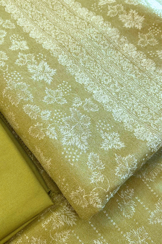 Pistachio Bloom Woollen Suit