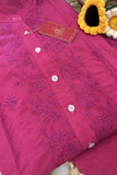 Magenta Chikankari Coord Set