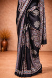 Raat Rani Ajrakh Modal Silk Saree
