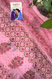 Gulabi Buta Chiffon Saree