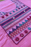 Pink Banjara Cotton Lambani Kurta