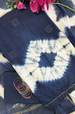 Aarshiya Blue Shibori Cotton Suit