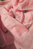 Tea Pink Chikankari Pure Mul Chanderi Suit