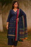 Bhujodi Kala Cotton Handwoven Suit Set