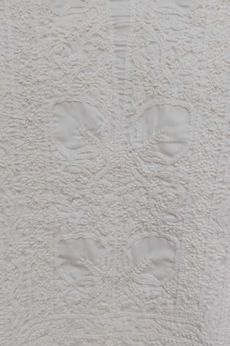 Ivory Canvas Dyeable Chikankari Cotton Suit Set