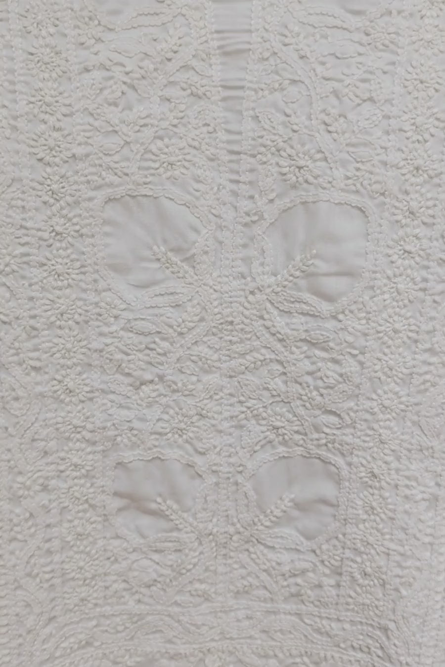 Ivory Canvas Dyeable Chikankari Cotton Suit Set